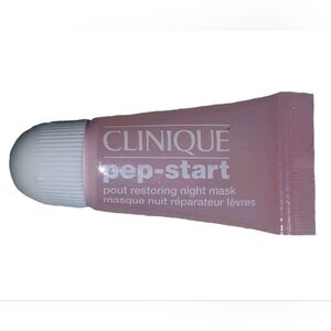 Clinique Lip Treatment Pep Start Pout Restoring Night Mask 0.24 oz - NEW
